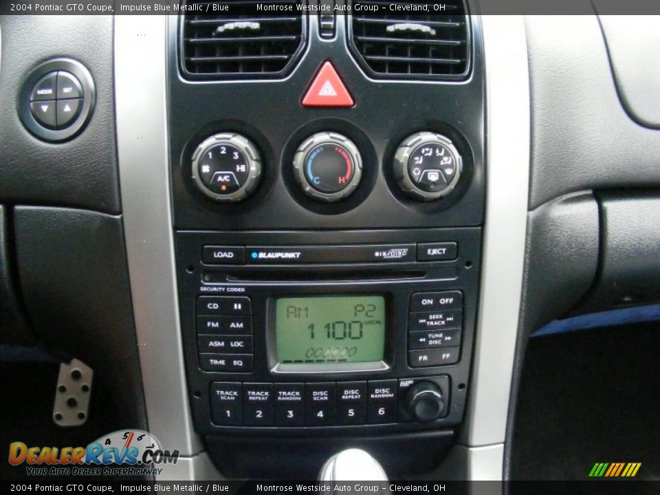 2004 Pontiac GTO Coupe Impulse Blue Metallic / Blue Photo #19