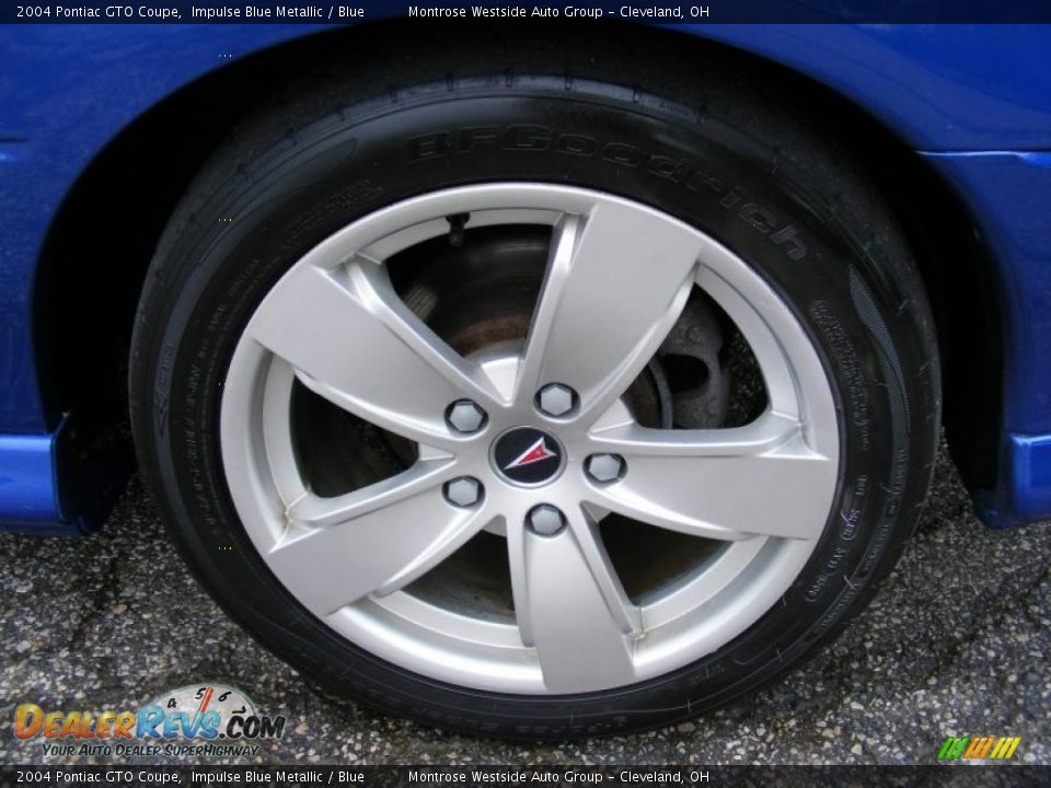 2004 Pontiac GTO Coupe Impulse Blue Metallic / Blue Photo #28