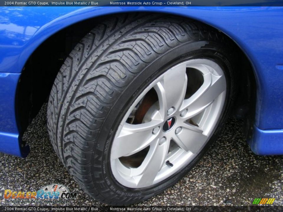 2004 Pontiac GTO Coupe Impulse Blue Metallic / Blue Photo #29