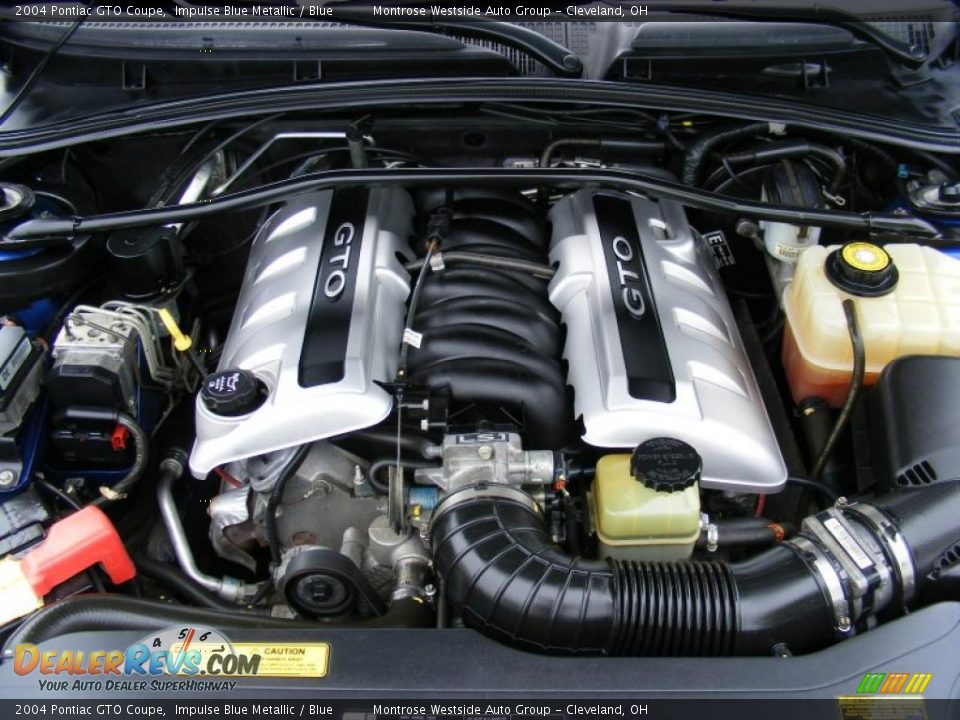2004 Pontiac GTO Coupe Impulse Blue Metallic / Blue Photo #30