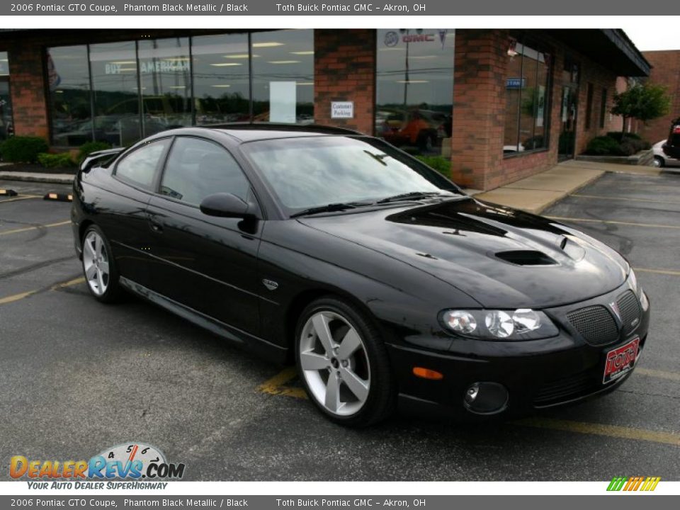 2006 Pontiac GTO Coupe Phantom Black Metallic / Black Photo #1