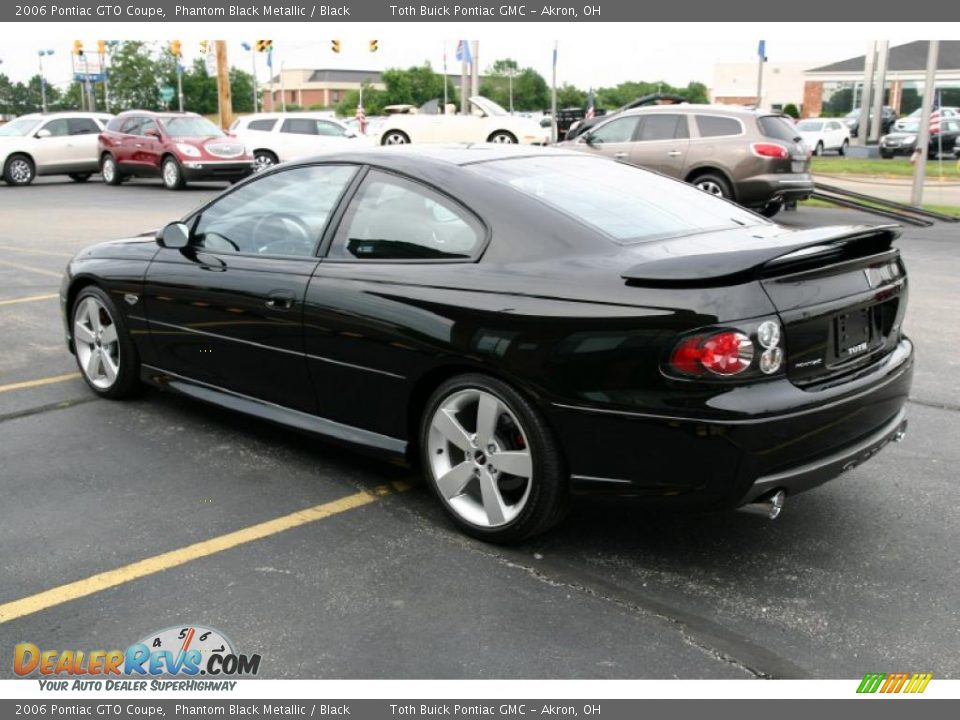 2006 Pontiac GTO Coupe Phantom Black Metallic / Black Photo #4