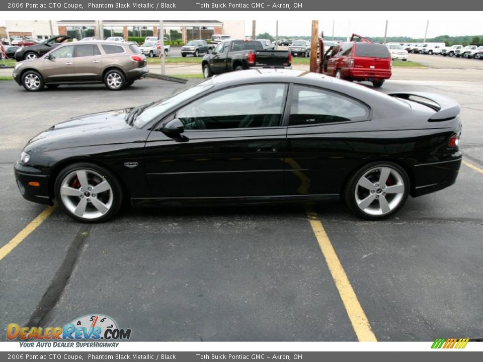 2006 Pontiac GTO Coupe Phantom Black Metallic / Black Photo #5