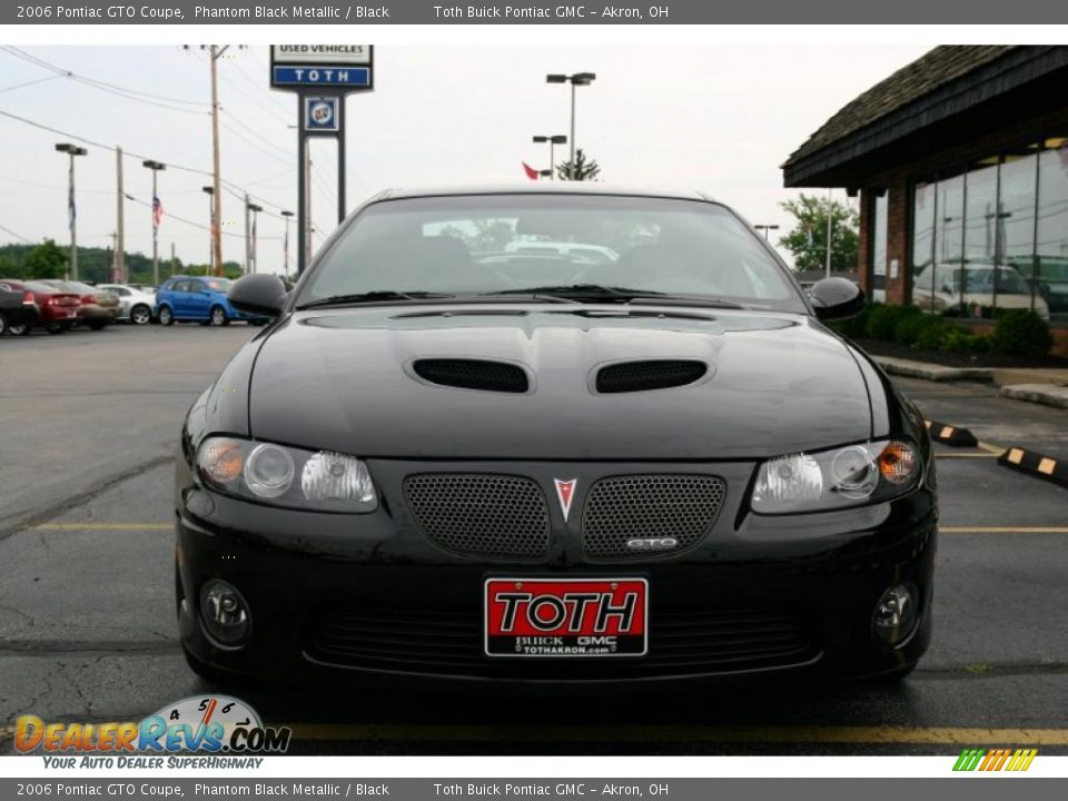 2006 Pontiac GTO Coupe Phantom Black Metallic / Black Photo #7