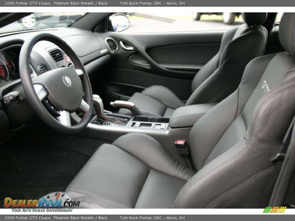 2006 Pontiac GTO Coupe Phantom Black Metallic / Black Photo #9