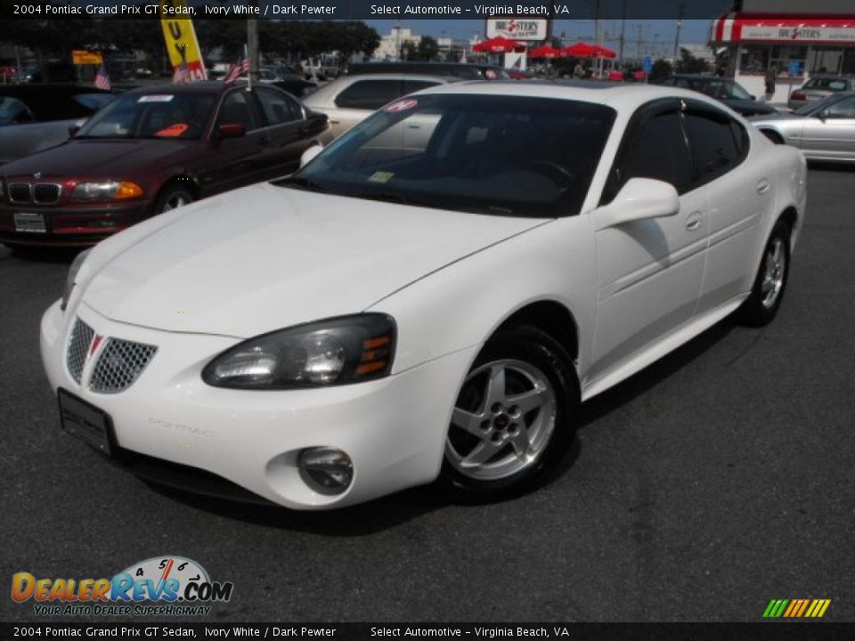 2004 Pontiac Grand Prix GT Sedan Ivory White / Dark Pewter Photo #1