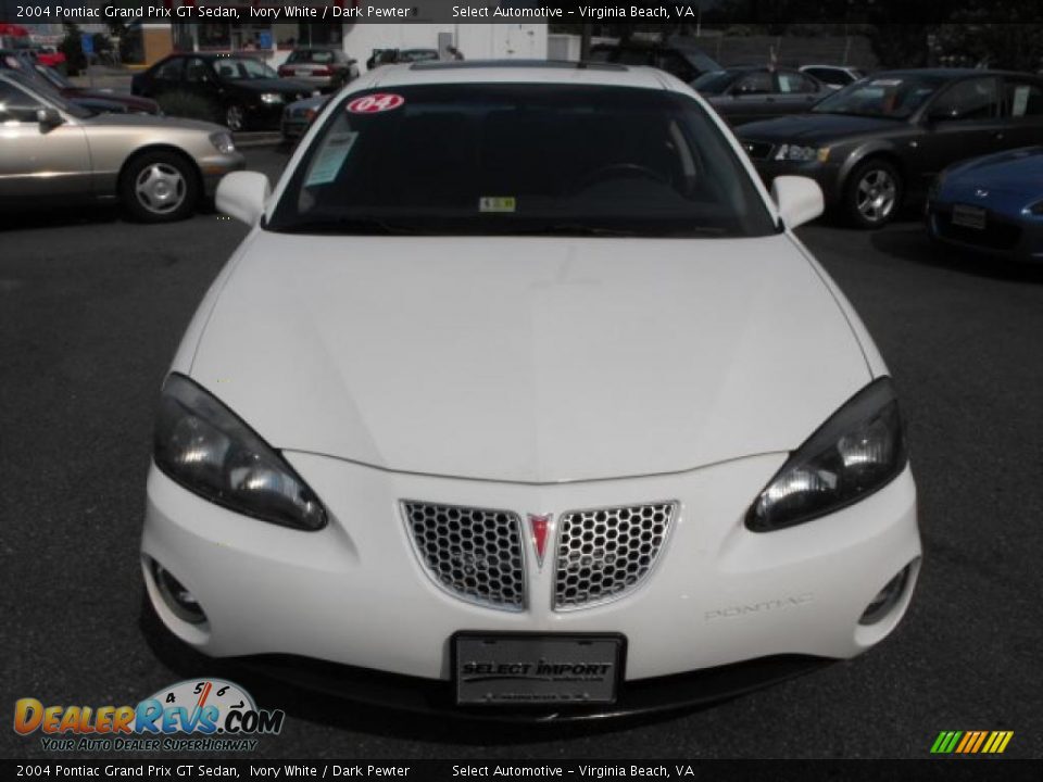2004 Pontiac Grand Prix GT Sedan Ivory White / Dark Pewter Photo #2