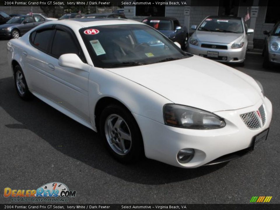 2004 Pontiac Grand Prix GT Sedan Ivory White / Dark Pewter Photo #3