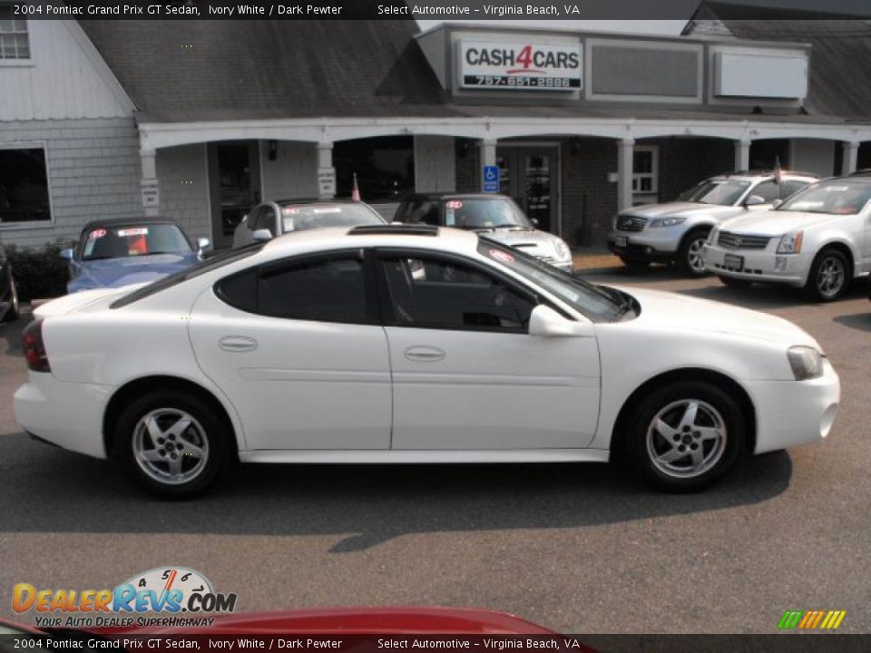 2004 Pontiac Grand Prix GT Sedan Ivory White / Dark Pewter Photo #4