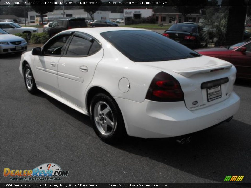 2004 Pontiac Grand Prix GT Sedan Ivory White / Dark Pewter Photo #7