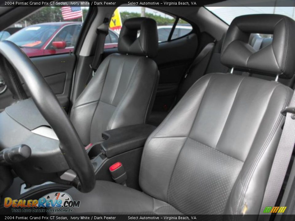 2004 Pontiac Grand Prix GT Sedan Ivory White / Dark Pewter Photo #14