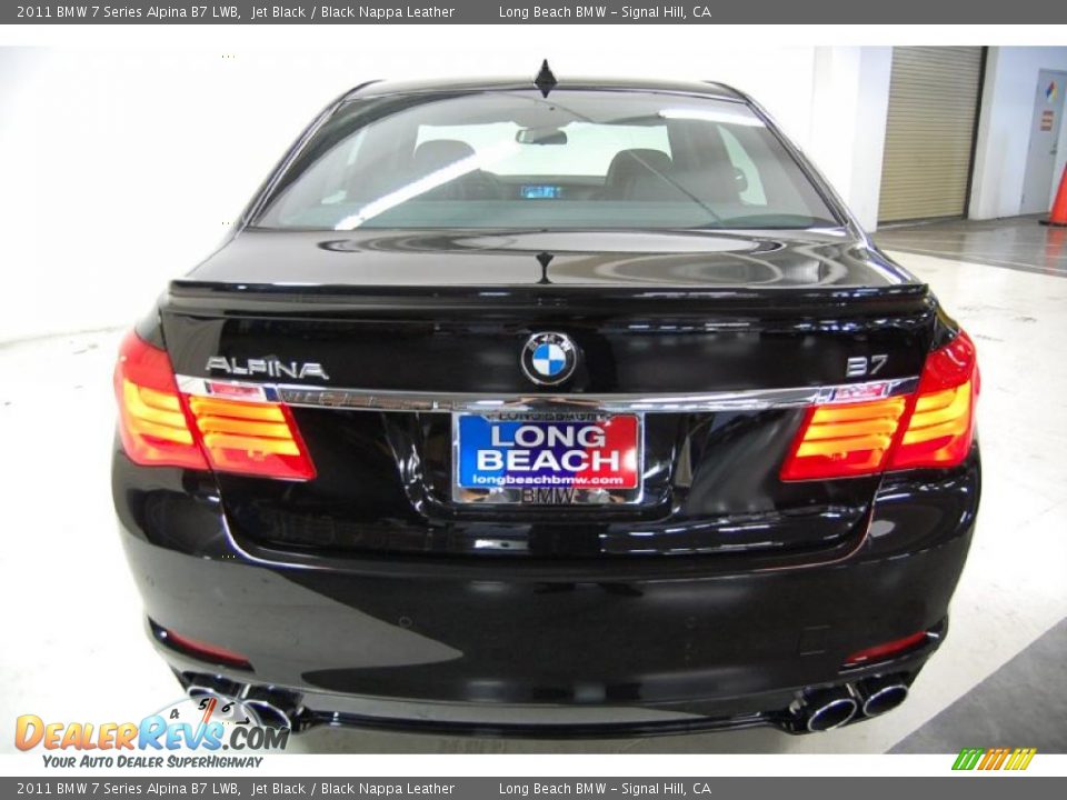 2011 BMW 7 Series Alpina B7 LWB Jet Black / Black Nappa Leather Photo #7