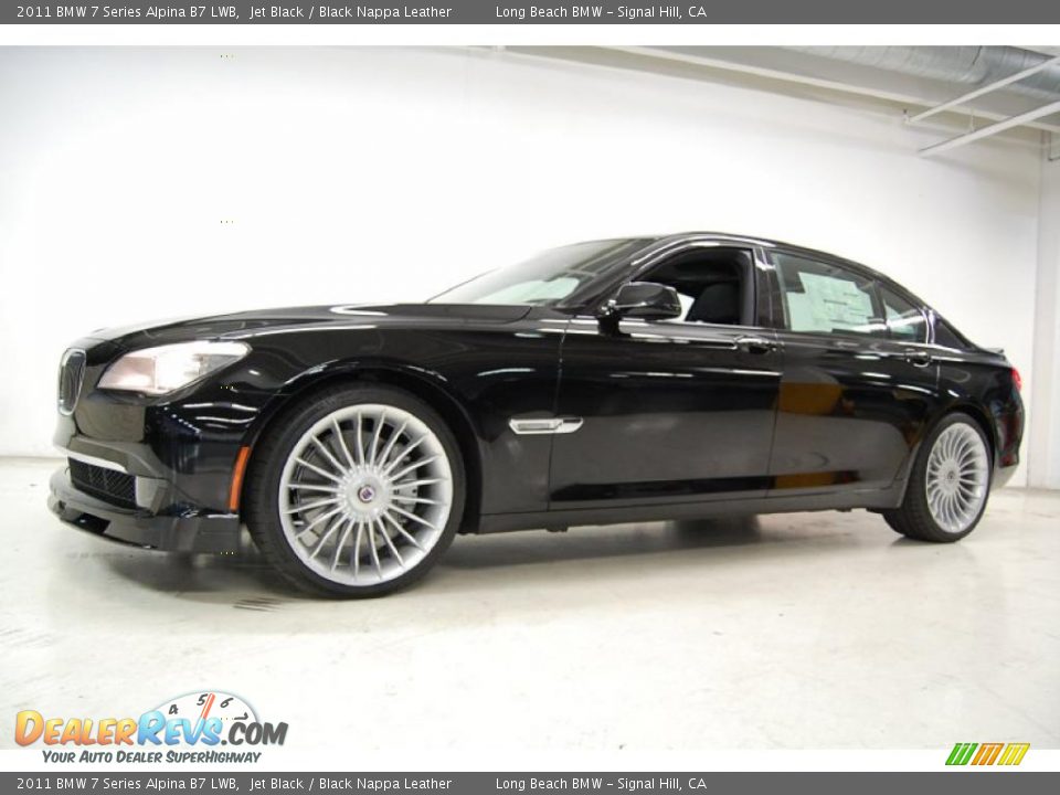 2011 BMW 7 Series Alpina B7 LWB Jet Black / Black Nappa Leather Photo #9