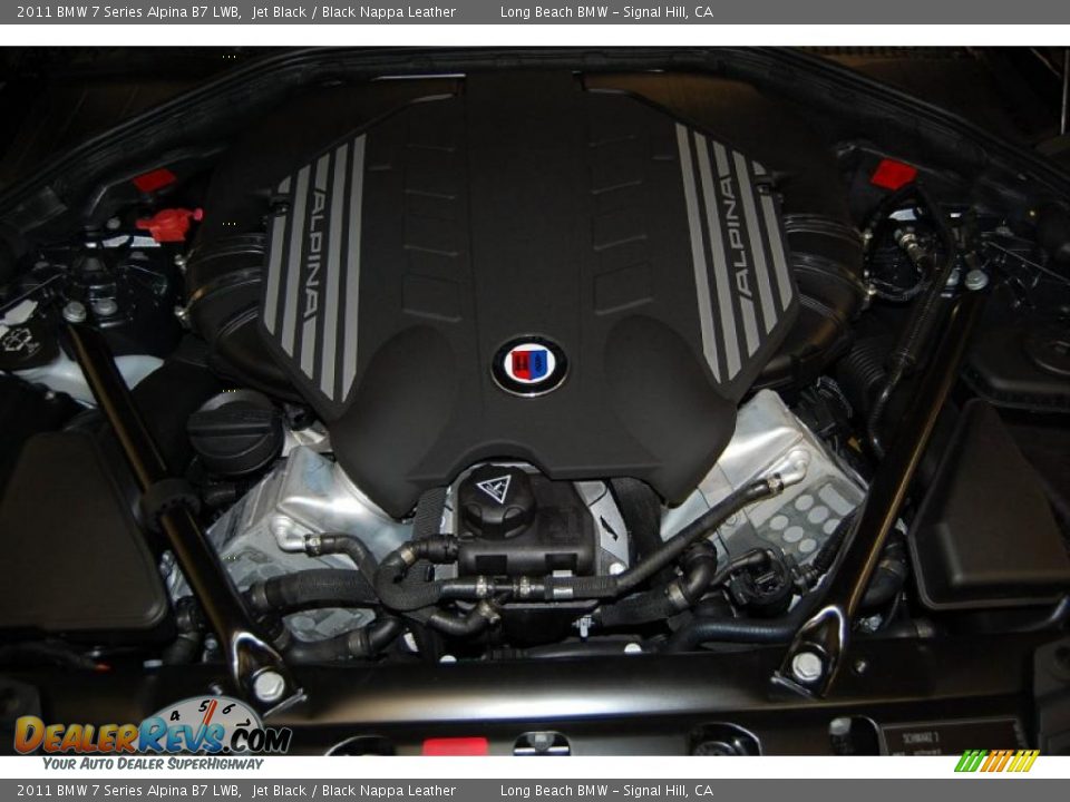 2011 BMW 7 Series Alpina B7 LWB 4.4 Liter Alpina DI Bi-Turbocharged DOHC 32-Valve VVT V8 Engine Photo #12