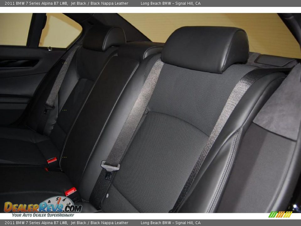 Black Nappa Leather Interior - 2011 BMW 7 Series Alpina B7 LWB Photo #23