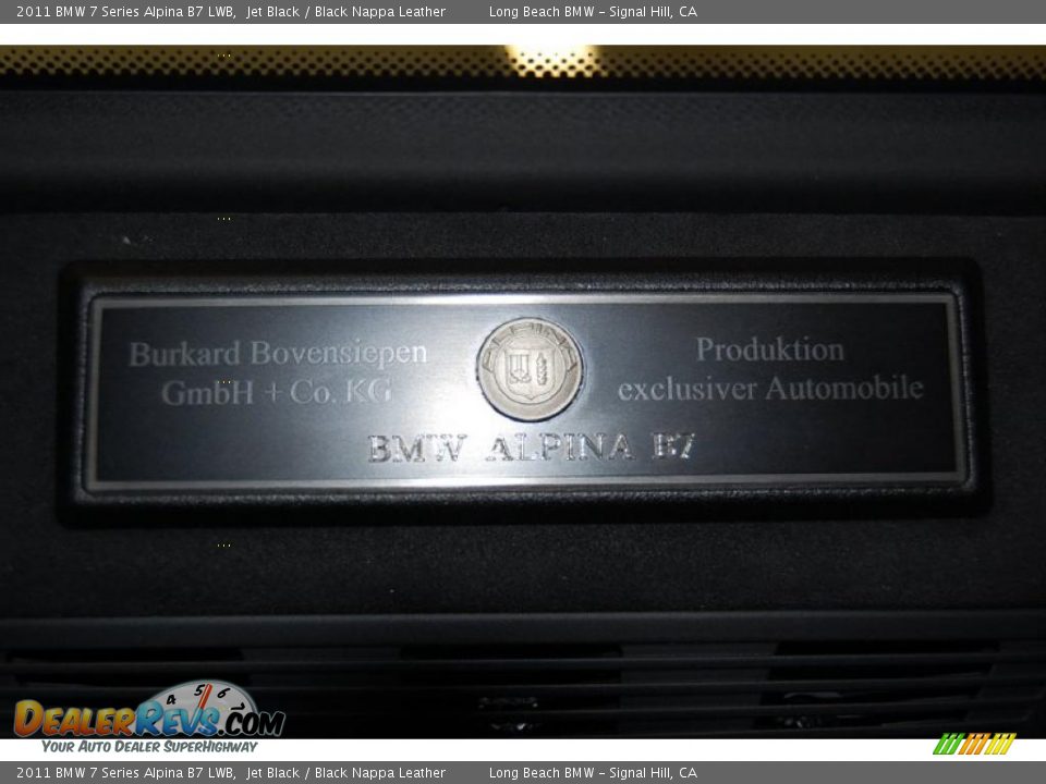 2011 BMW 7 Series Alpina B7 LWB Logo Photo #28