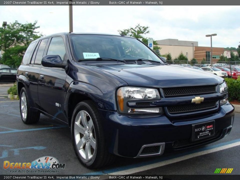 2007 Chevrolet TrailBlazer SS 4x4 Imperial Blue Metallic / Ebony Photo #6