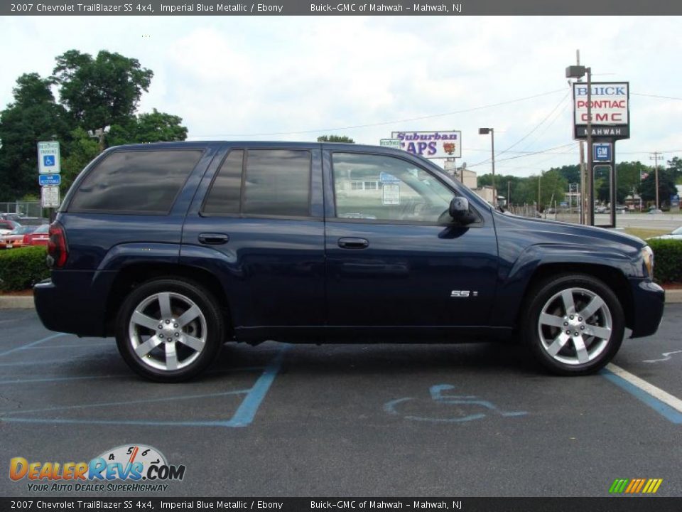 2007 Chevrolet TrailBlazer SS 4x4 Imperial Blue Metallic / Ebony Photo #7