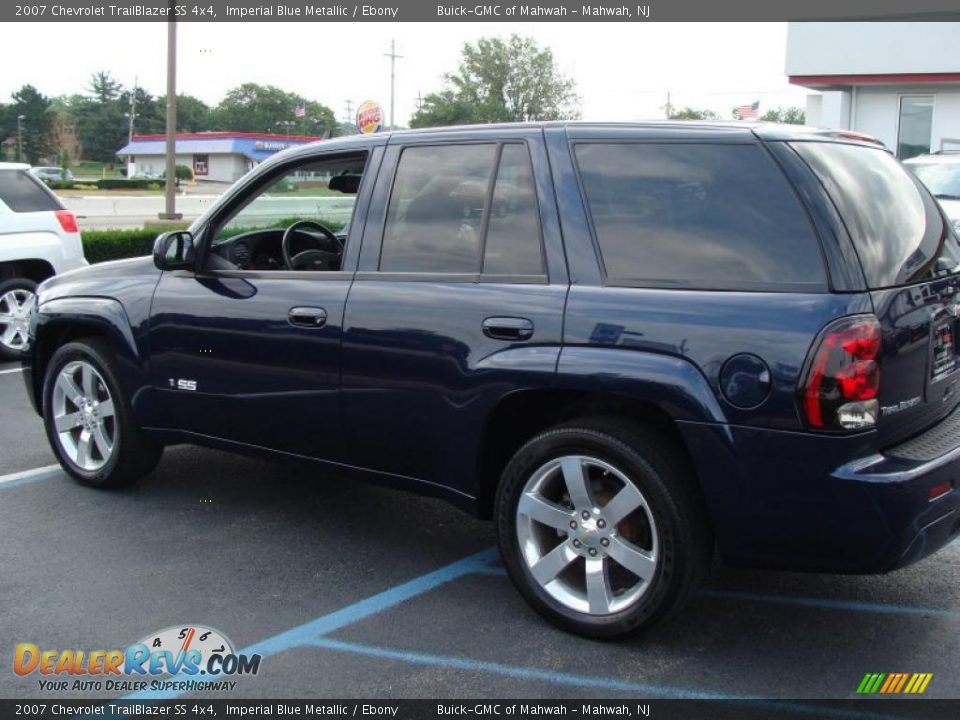 2007 Chevrolet TrailBlazer SS 4x4 Imperial Blue Metallic / Ebony Photo #10