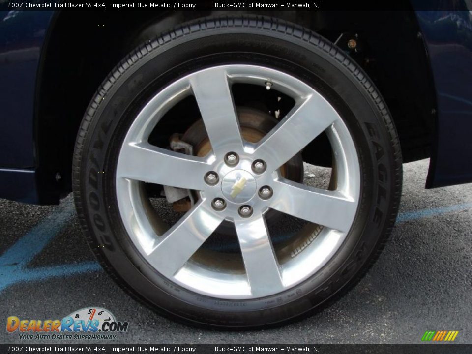 2007 Chevrolet TrailBlazer SS 4x4 Imperial Blue Metallic / Ebony Photo #11