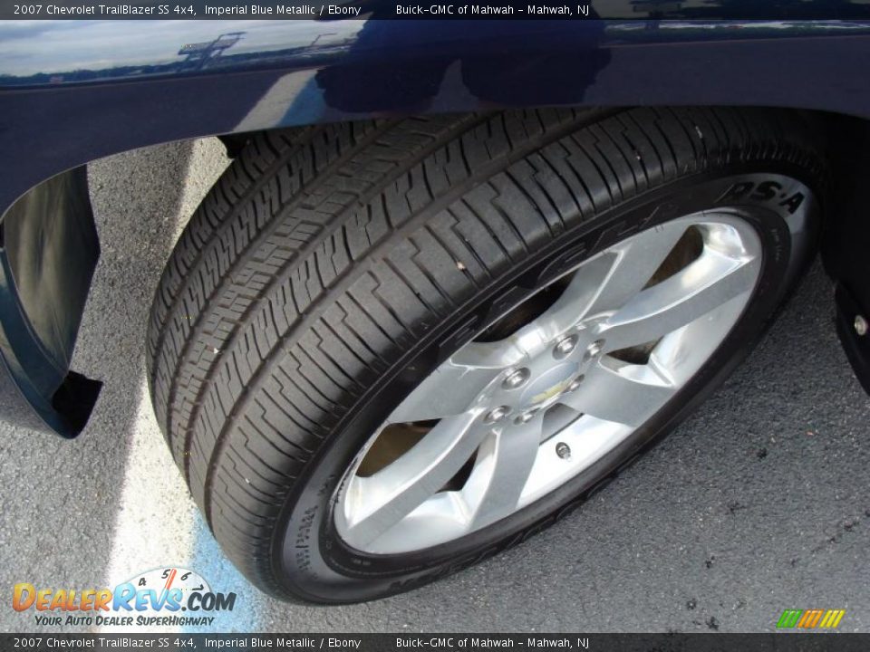 2007 Chevrolet TrailBlazer SS 4x4 Imperial Blue Metallic / Ebony Photo #12