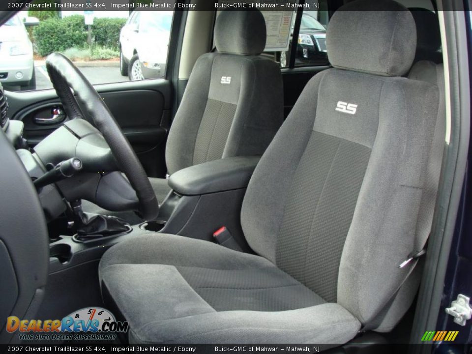 2007 Chevrolet TrailBlazer SS 4x4 Imperial Blue Metallic / Ebony Photo #15