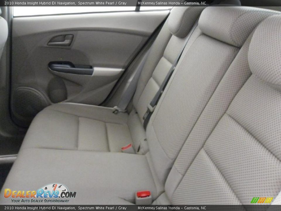 2010 Honda Insight Hybrid EX Navigation Spectrum White Pearl / Gray Photo #16