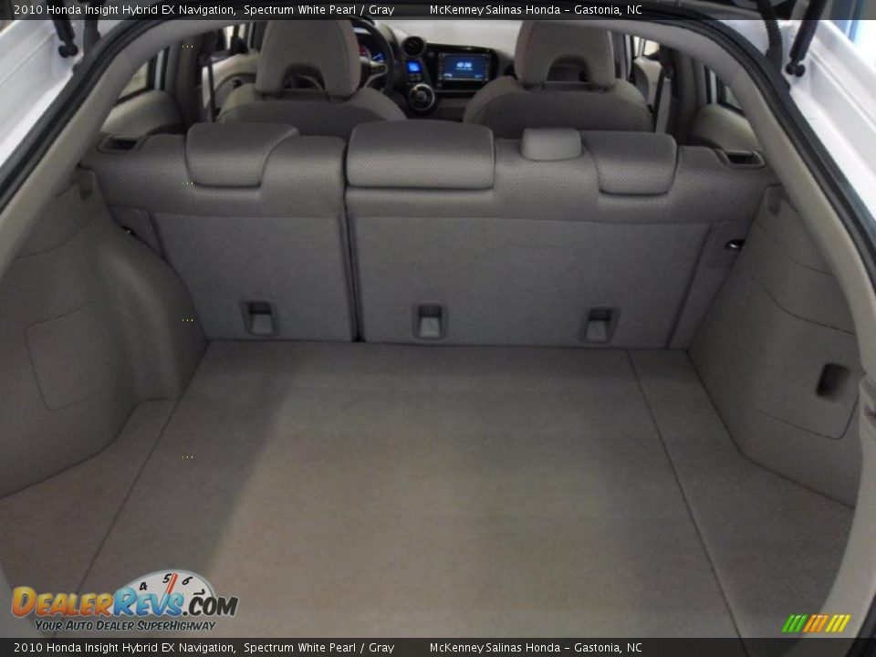 2010 Honda Insight Hybrid EX Navigation Spectrum White Pearl / Gray Photo #19