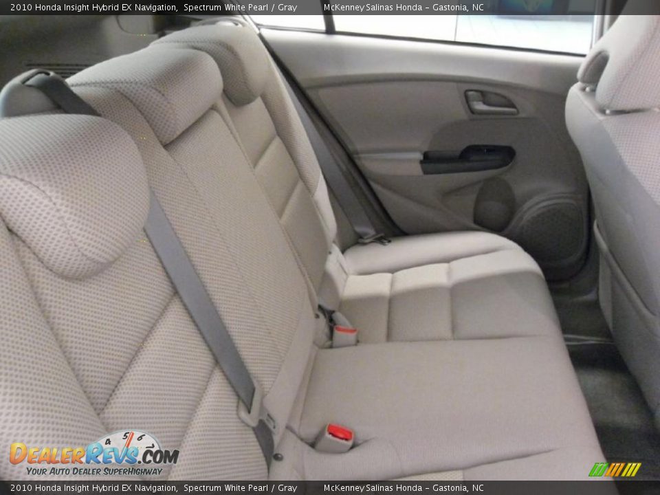 2010 Honda Insight Hybrid EX Navigation Spectrum White Pearl / Gray Photo #20