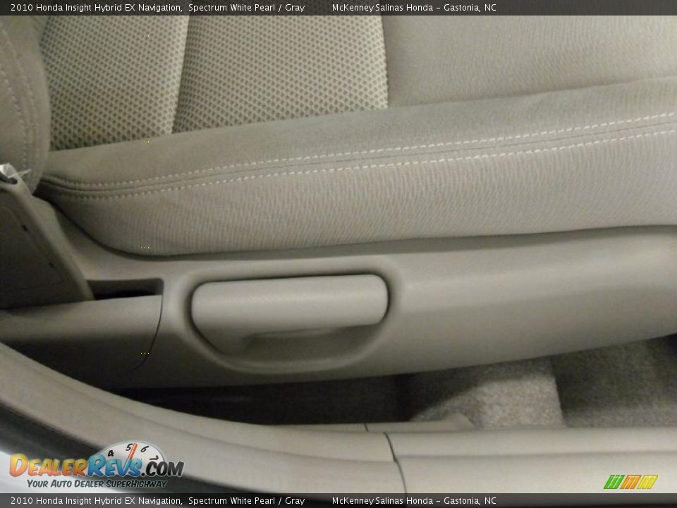 2010 Honda Insight Hybrid EX Navigation Spectrum White Pearl / Gray Photo #22
