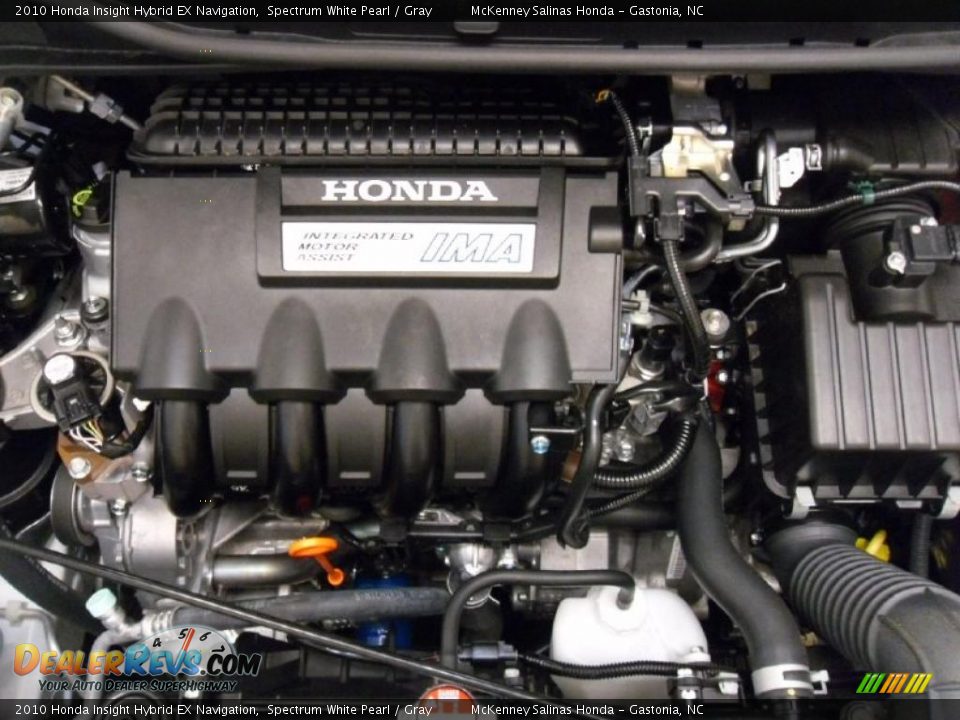 2010 Honda Insight Hybrid EX Navigation Spectrum White Pearl / Gray Photo #27