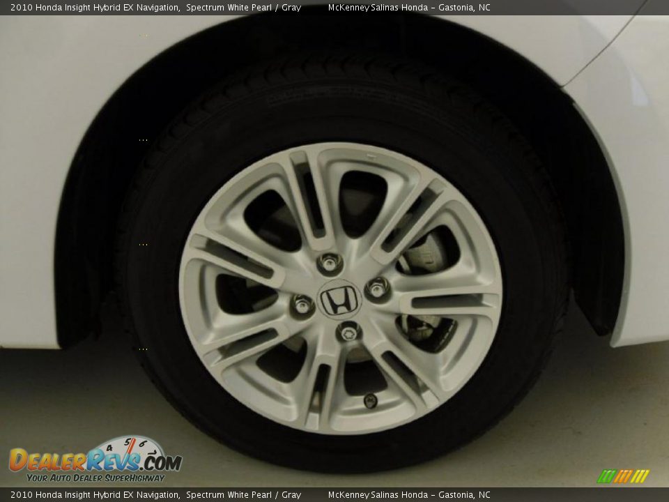 2010 Honda Insight Hybrid EX Navigation Spectrum White Pearl / Gray Photo #29