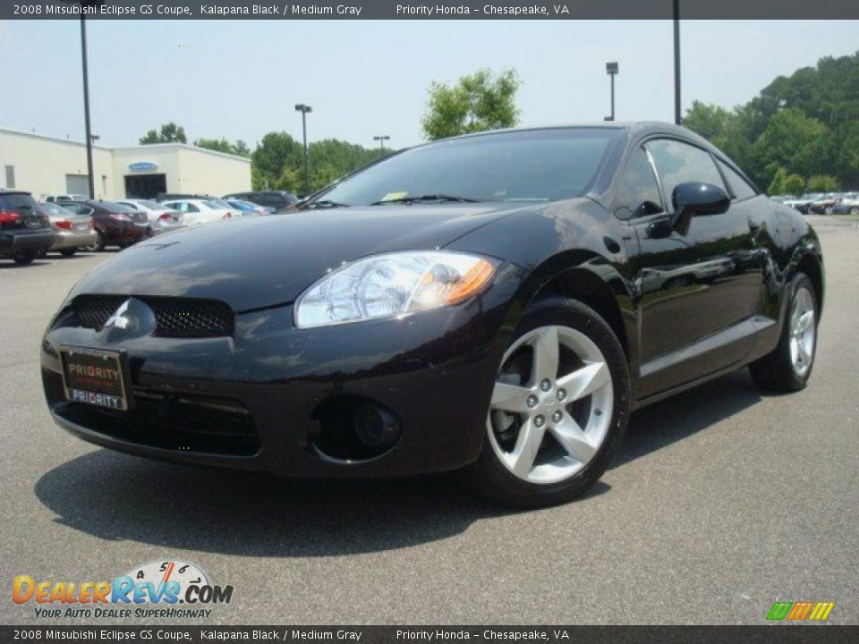 2008 Mitsubishi Eclipse GS Coupe Kalapana Black / Medium Gray Photo #1