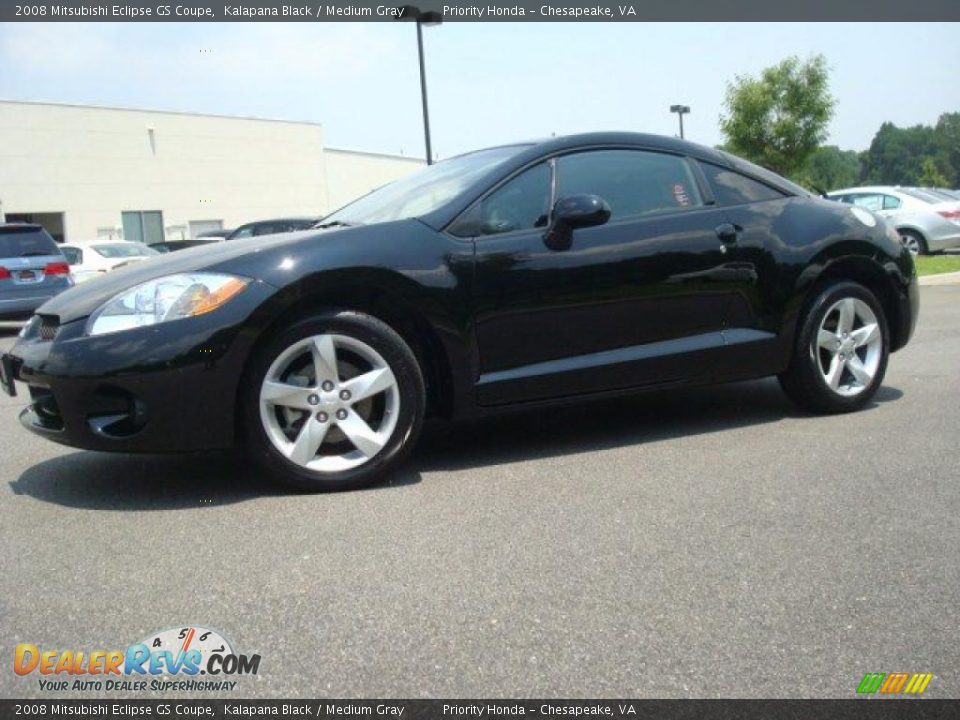 2008 Mitsubishi Eclipse GS Coupe Kalapana Black / Medium Gray Photo #2