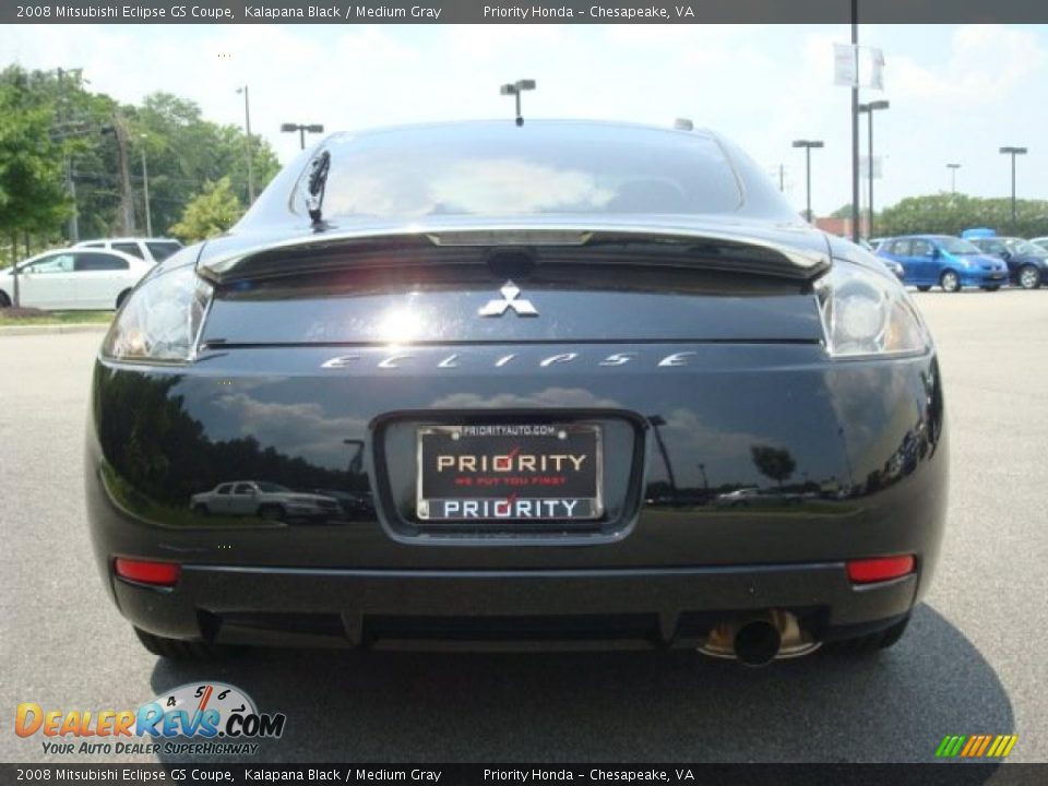 2008 Mitsubishi Eclipse GS Coupe Kalapana Black / Medium Gray Photo #4