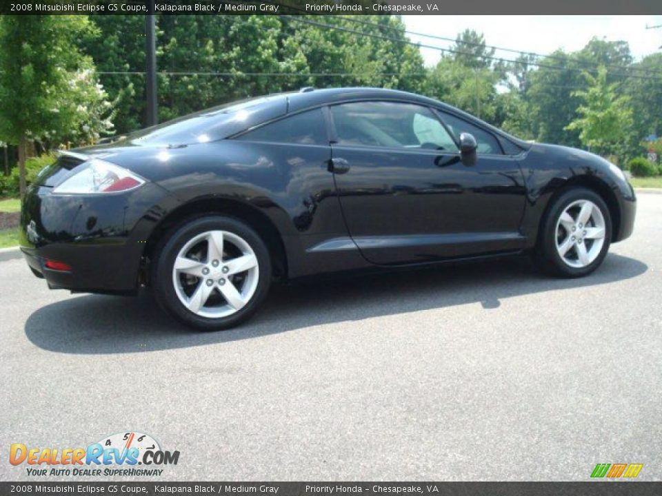 2008 Mitsubishi Eclipse GS Coupe Kalapana Black / Medium Gray Photo #5