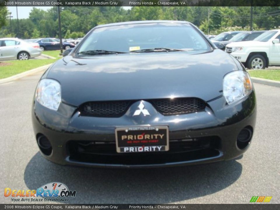 2008 Mitsubishi Eclipse GS Coupe Kalapana Black / Medium Gray Photo #8