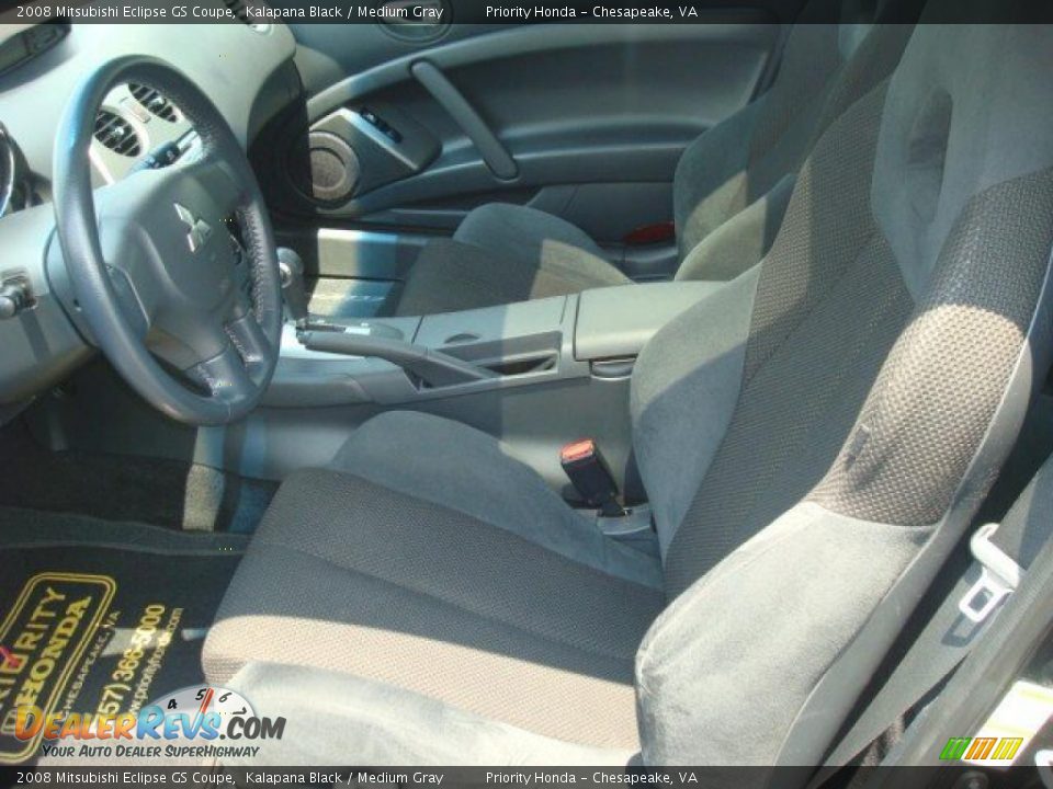 2008 Mitsubishi Eclipse GS Coupe Kalapana Black / Medium Gray Photo #9