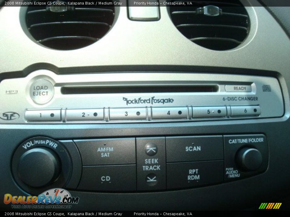 2008 Mitsubishi Eclipse GS Coupe Kalapana Black / Medium Gray Photo #12