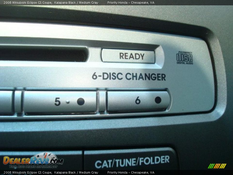 2008 Mitsubishi Eclipse GS Coupe Kalapana Black / Medium Gray Photo #13