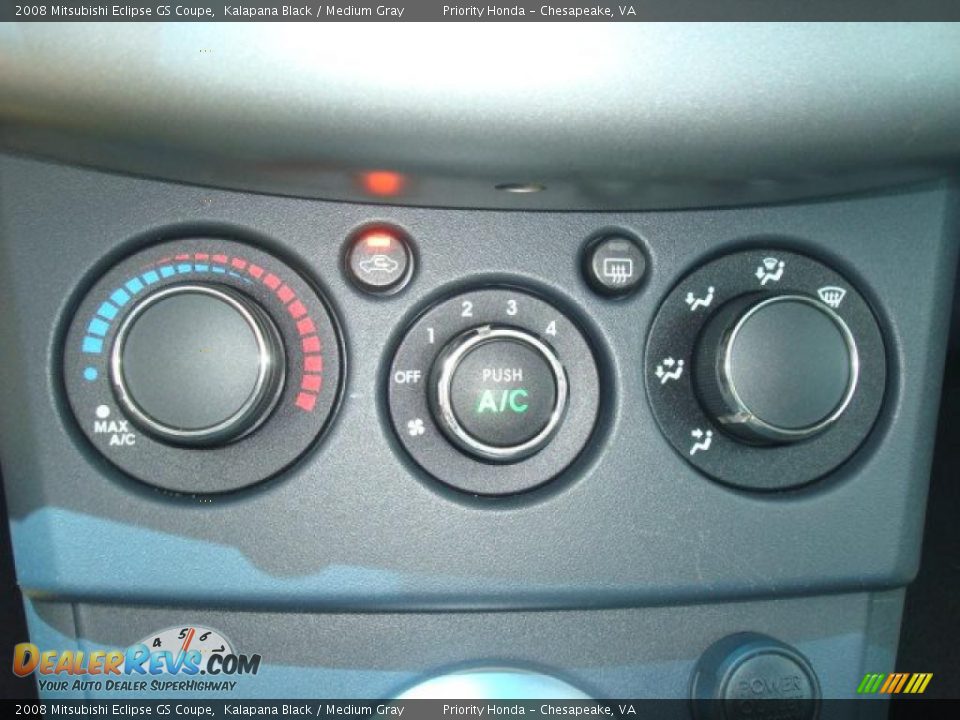 2008 Mitsubishi Eclipse GS Coupe Kalapana Black / Medium Gray Photo #14