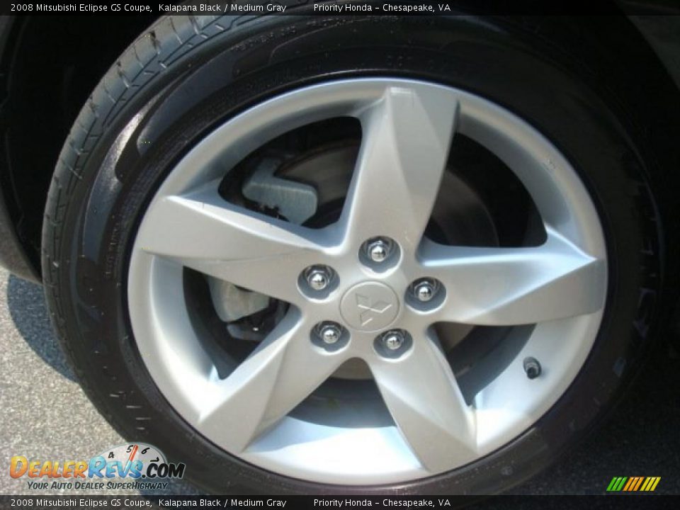 2008 Mitsubishi Eclipse GS Coupe Kalapana Black / Medium Gray Photo #20