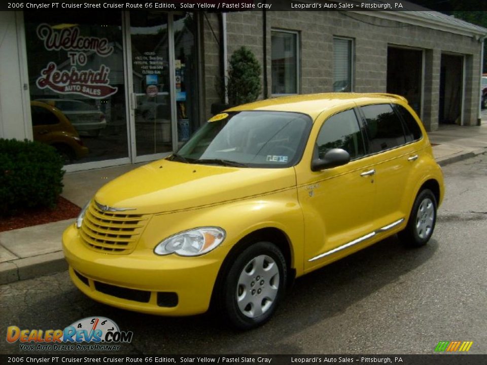2006 Chrysler PT Cruiser Street Cruiser Route 66 Edition Solar Yellow / Pastel Slate Gray Photo #1