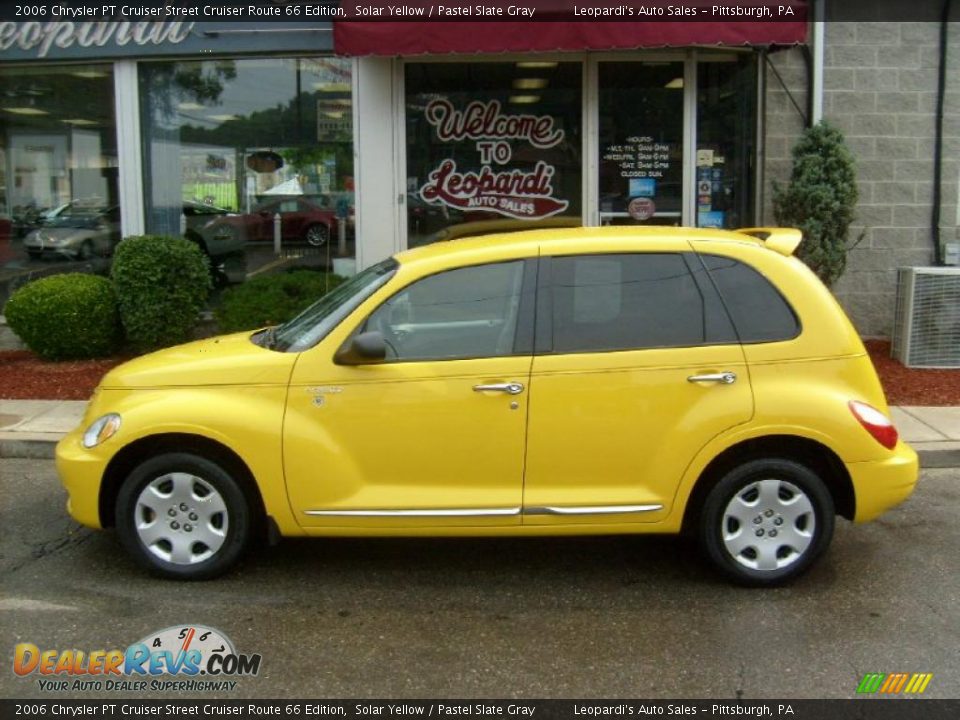 2006 Chrysler PT Cruiser Street Cruiser Route 66 Edition Solar Yellow / Pastel Slate Gray Photo #2