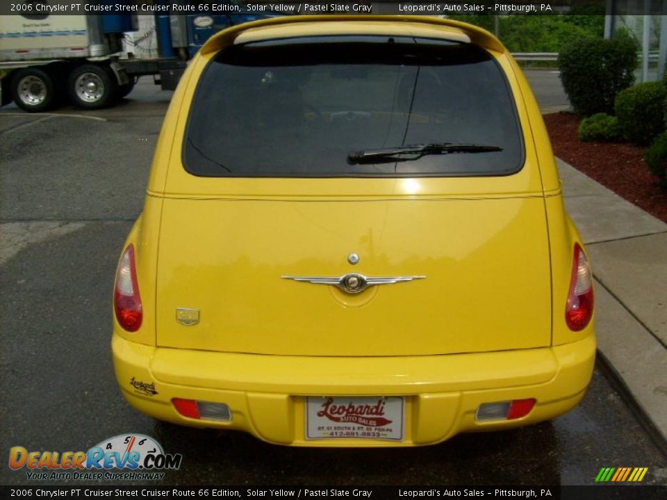 2006 Chrysler PT Cruiser Street Cruiser Route 66 Edition Solar Yellow / Pastel Slate Gray Photo #4