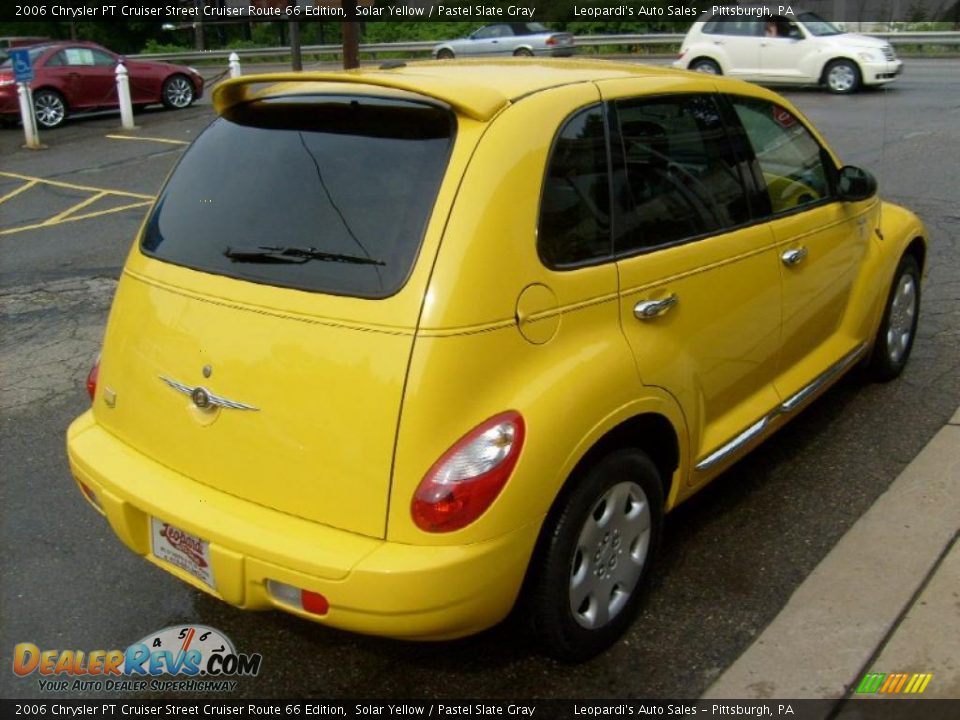 2006 Chrysler PT Cruiser Street Cruiser Route 66 Edition Solar Yellow / Pastel Slate Gray Photo #5