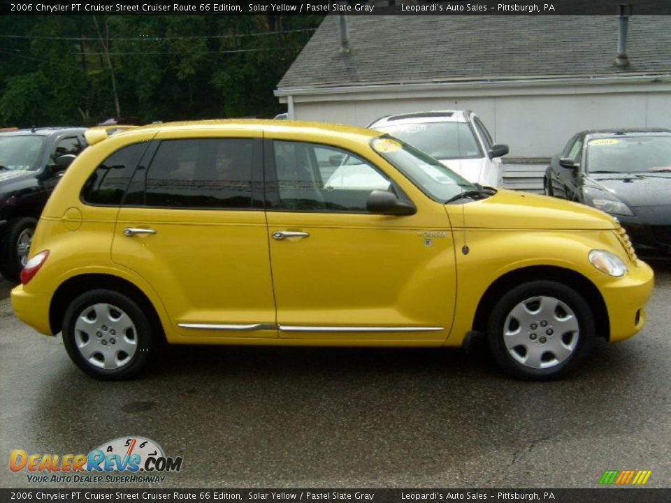 2006 Chrysler PT Cruiser Street Cruiser Route 66 Edition Solar Yellow / Pastel Slate Gray Photo #6