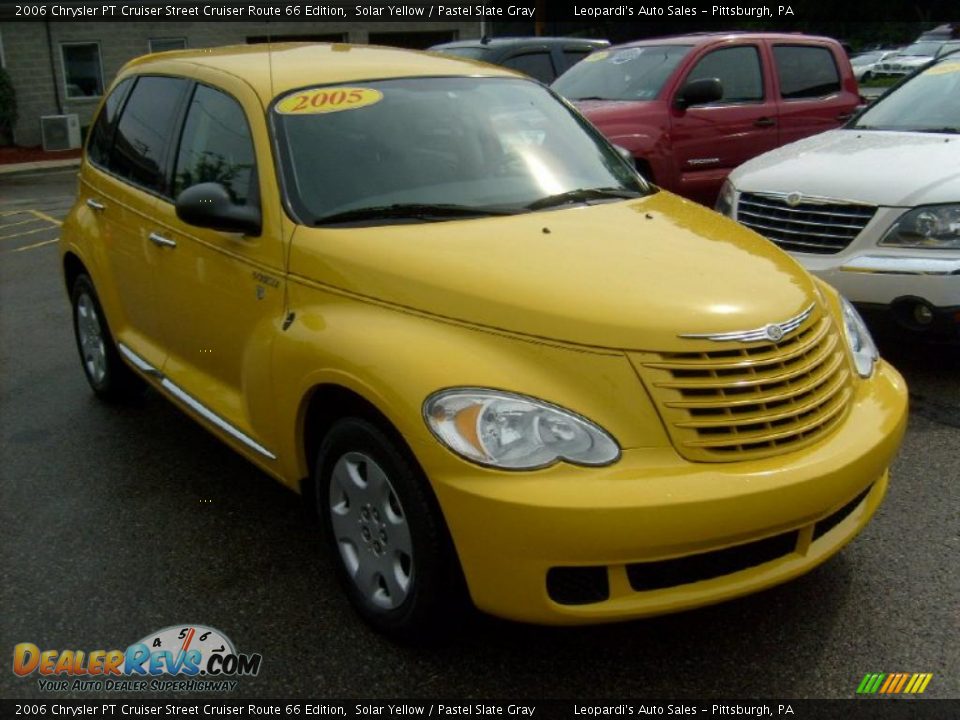 2006 Chrysler PT Cruiser Street Cruiser Route 66 Edition Solar Yellow / Pastel Slate Gray Photo #7