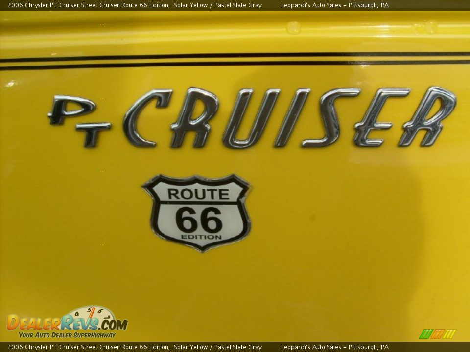 2006 Chrysler PT Cruiser Street Cruiser Route 66 Edition Solar Yellow / Pastel Slate Gray Photo #10