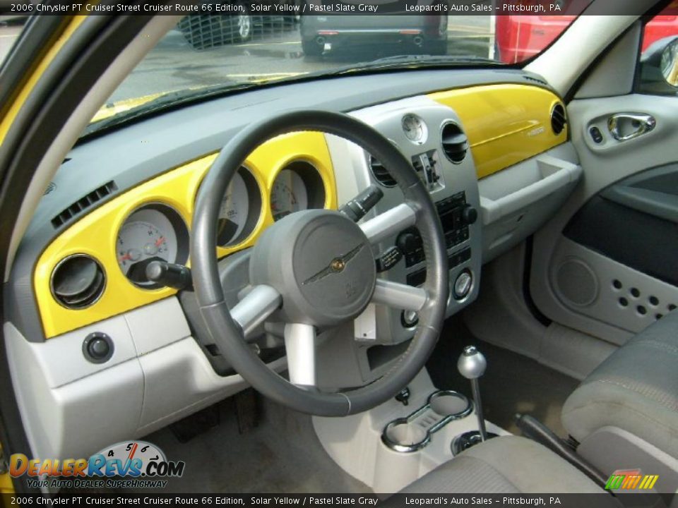 2006 Chrysler PT Cruiser Street Cruiser Route 66 Edition Solar Yellow / Pastel Slate Gray Photo #12